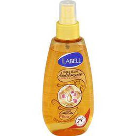 Huile sèche sublimante corps huile d'argan et rose