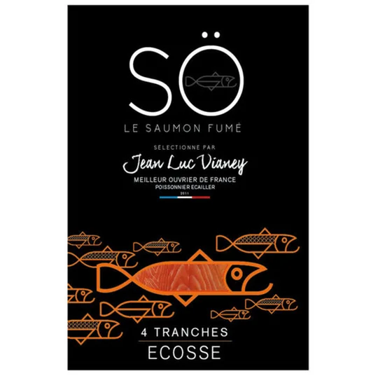 Jean Luc Vianey Le Saumon Fumé Ecosse 4 tranches