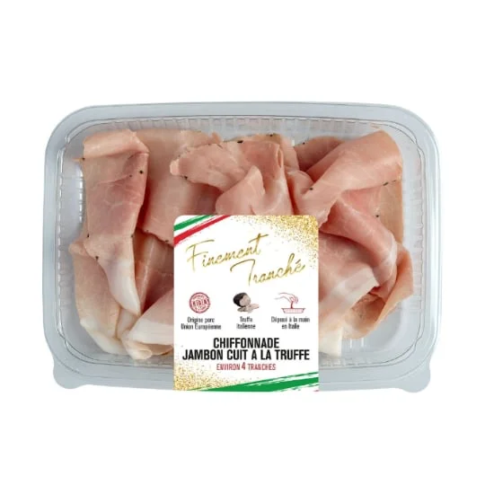 Chiffonnade de jambon cuit à la truffe