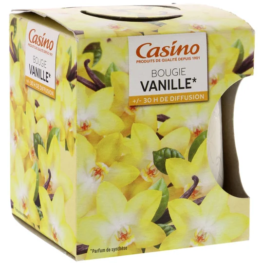 Bougie ambiance vanille gourmande