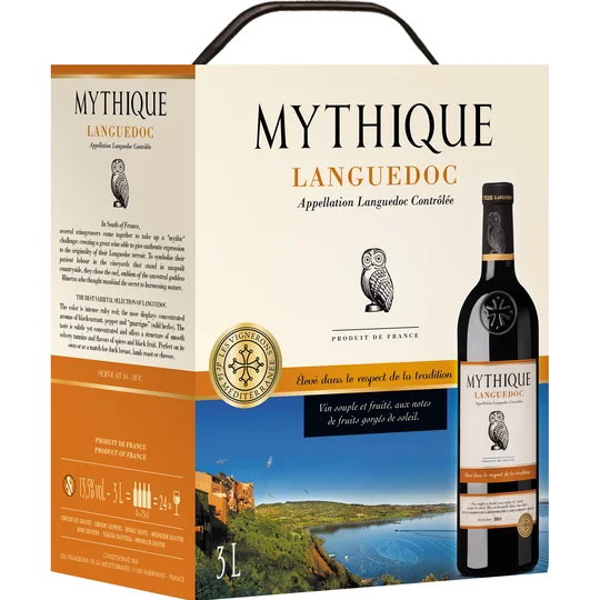 AOC Languedoc rouge 13,5% vol.