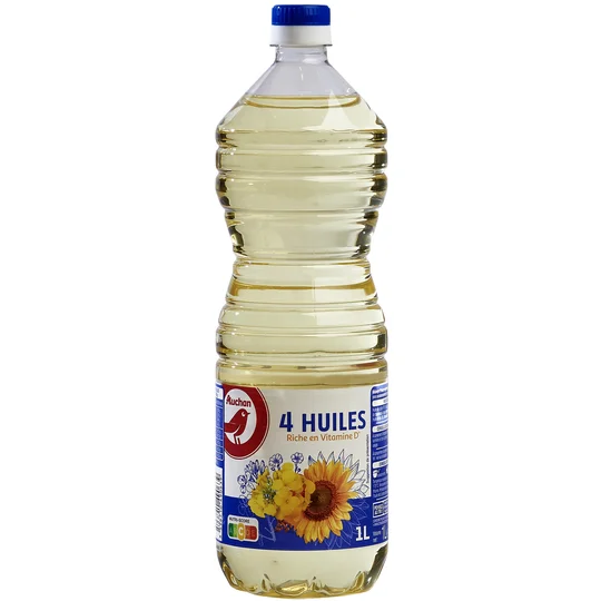Mélange de 4 huiles végétales