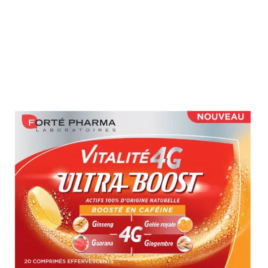 Complément alimentaire vitalité 4G ultra boost effervescent