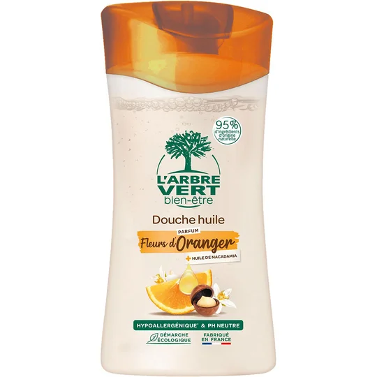 Douche Huile de Macadamia & extraits de fleurs d'Oranger peaux sèches