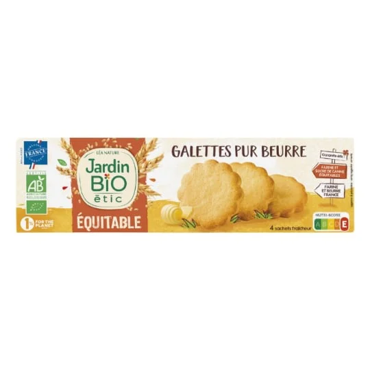 Biscuits galettes pur beurre Bio