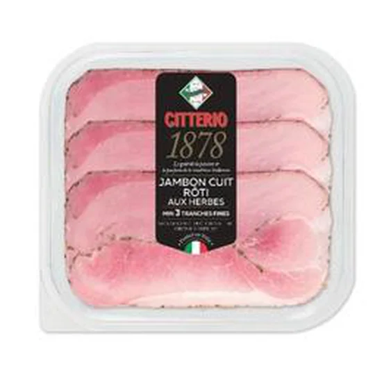 Jambon rôti aux herbes