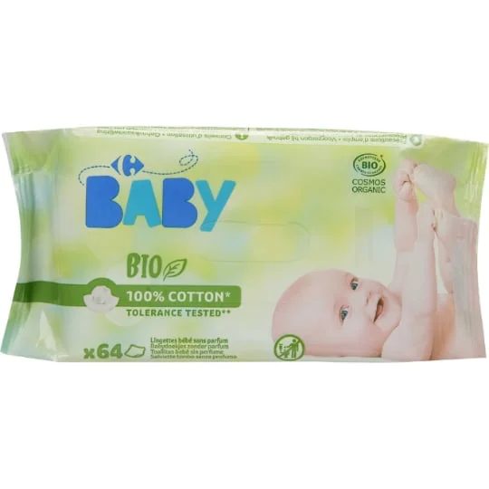 Lingettes bébé sans parfum