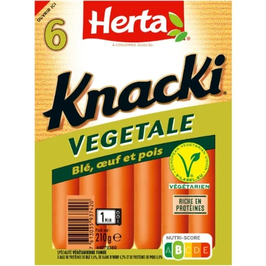 Saucisses végétales