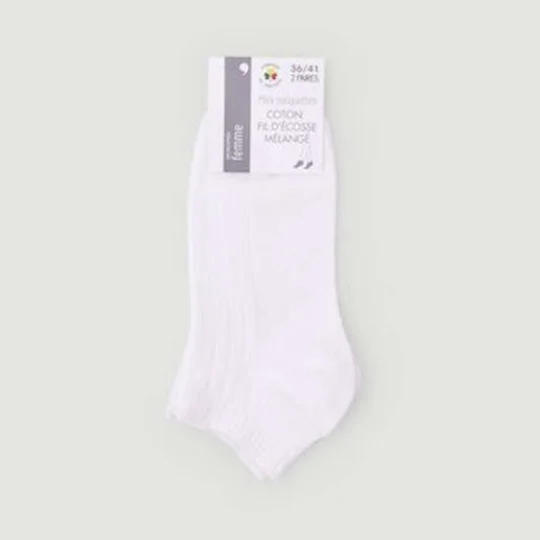 Monoprix Femme Socquette Blanches TU