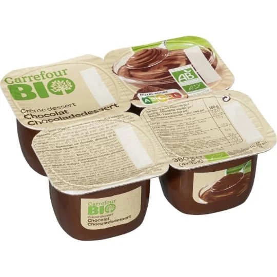 Crème dessert chocolat Bio