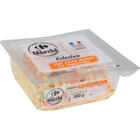 Coleslaw duo chou blanc et carottes