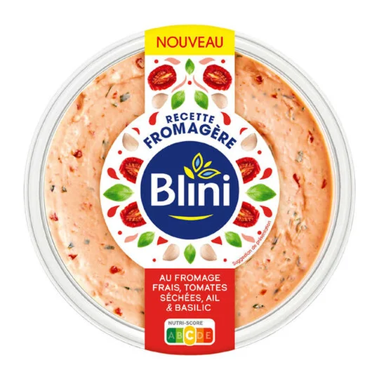 Recette Fromagère Tomates séchées, Ail & Basilic