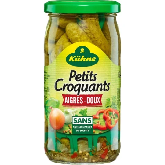 Cornichons Aigre doux Petit croquant