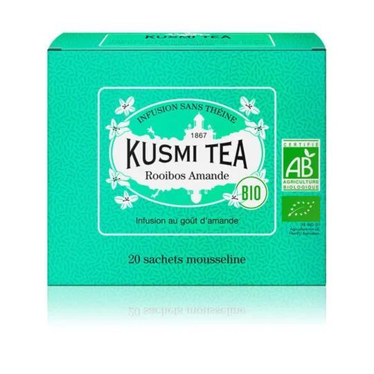 Rooibos Amande Infusion En Sachets Mousseline Au Goût D’Amande Bio X20