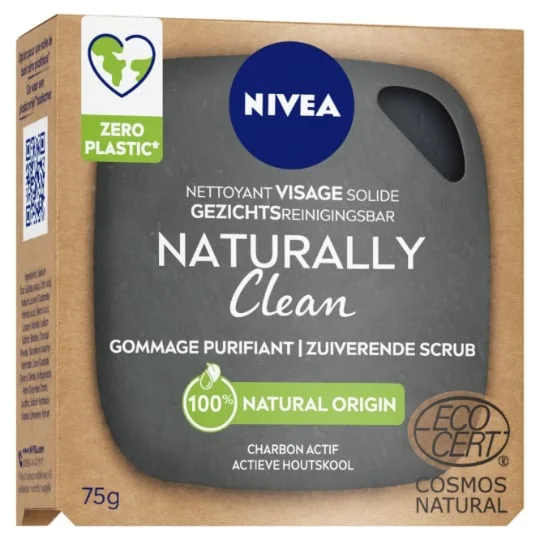 Nettoyant visage solide Gommage purifiant