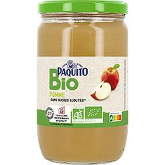 Purée de fruits pomme sans sucres ajoutés BIO