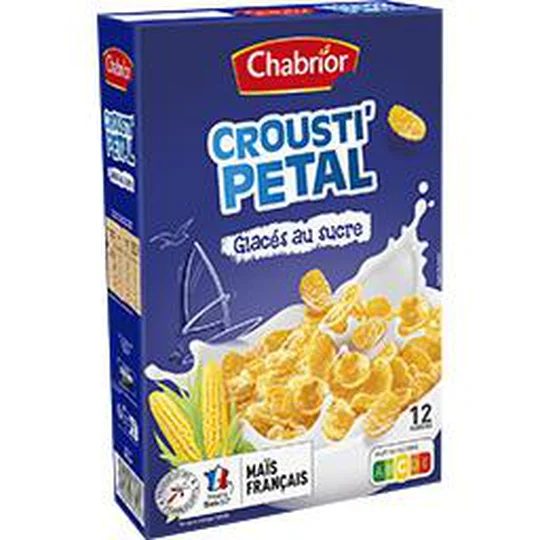 Céréales Crousti'Pétal glacés au sucre