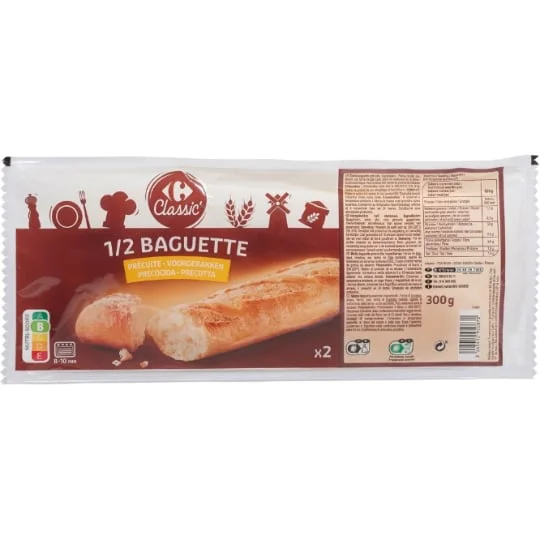 Demi-baguettes précuites