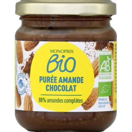 Purée d'amande chocolat
