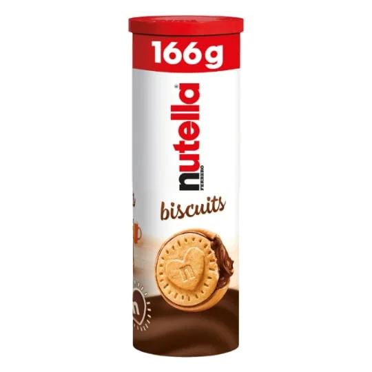 Biscuits fourrés pâte à tartiner aux noisettes et cacao