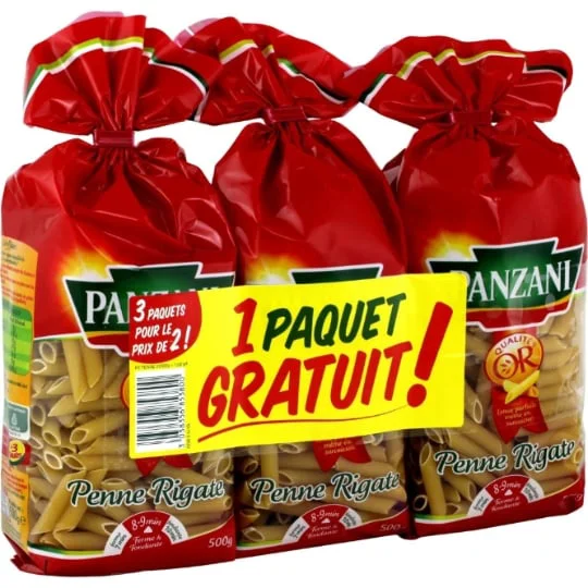 Pâtes penne rigate