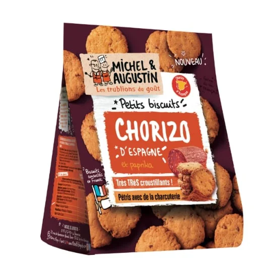 Biscuits apéritifs charcuterie chorizo