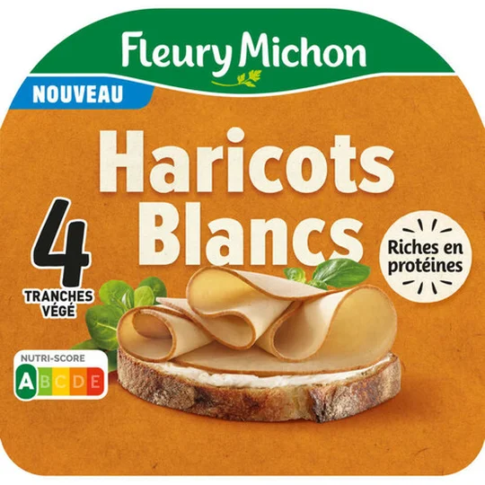 Tranches Végétales Haricots Blancs x4