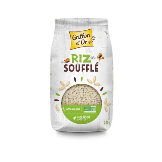 Riz Complet Soufflé Sans Sucres Ajoutés Bio