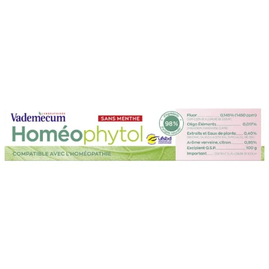 Dentifrice sans menthe