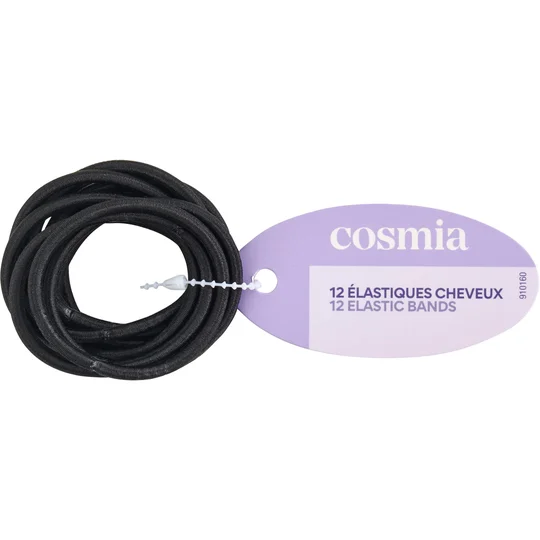 Elastiques cheveux noirs