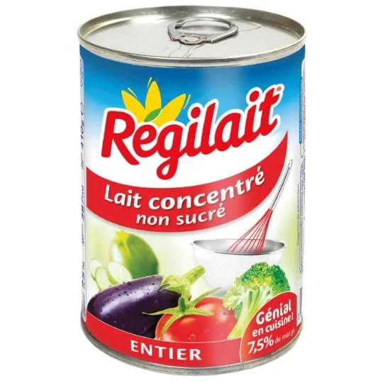 Lait concentré non sucré entier