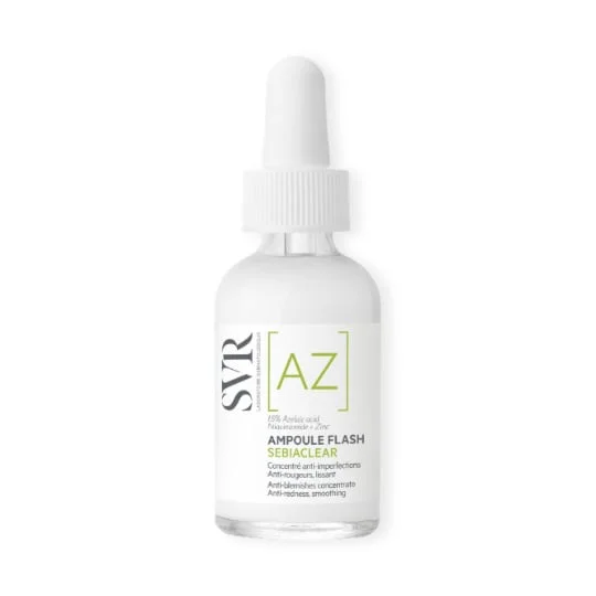 Soin Visage Concentré Anti-Imperfections Anti-Rougeurs Lissant Ampoule Flash Sebiaclear