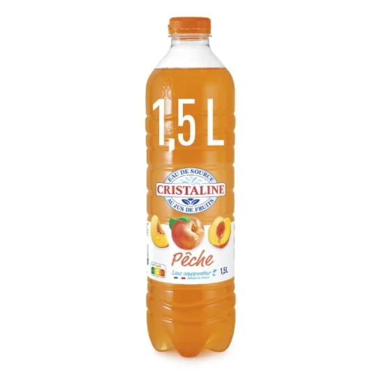 Eau aromatisée pêche