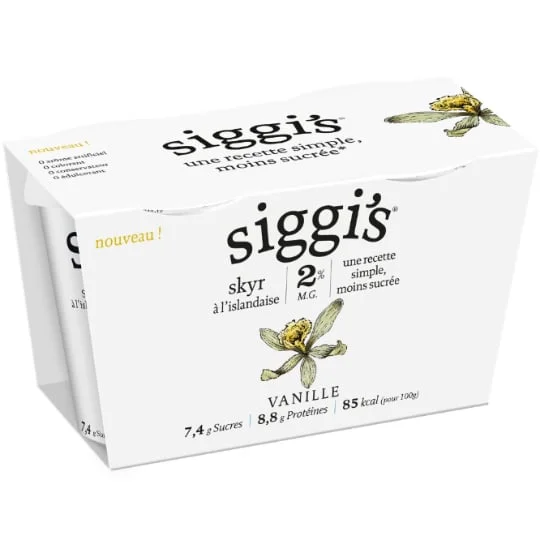 Yaourt vanille Skyr 2% MG
