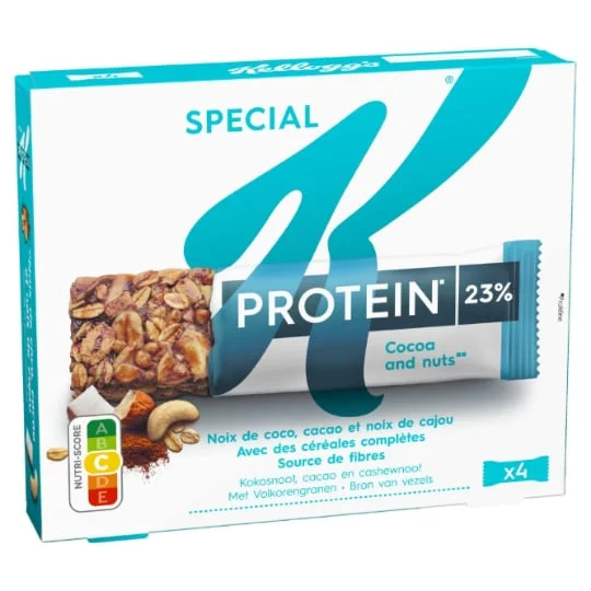 Barres céréales Protein coco cacao cajou