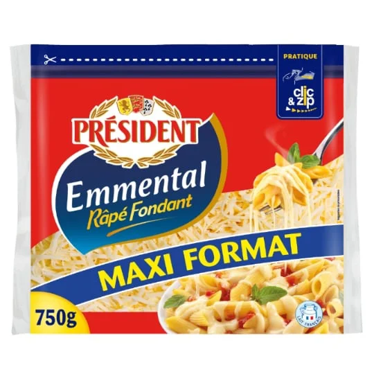 Fromage râpé emmental fondant