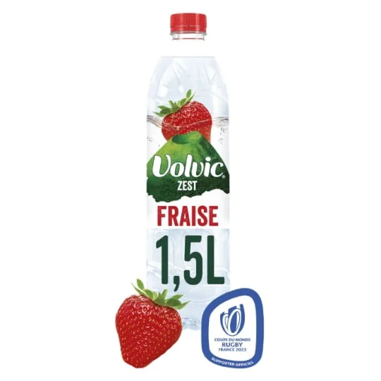 Eau aromatisée zest fraise