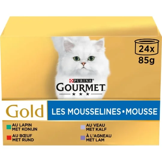 Pâtée pour chat Gold Les Mousselines