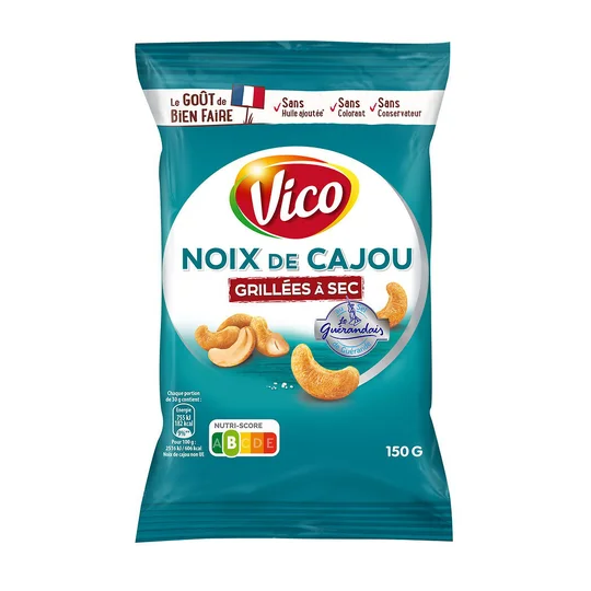 Noix de Cajou Grillées à Sec