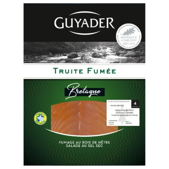 Truite fumé élevé en eau douce