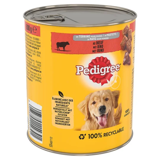 Terrine pour chien adulte au boeuf