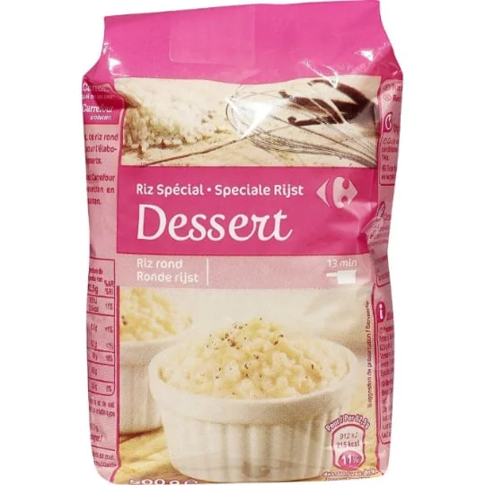 Riz rond spécial dessert