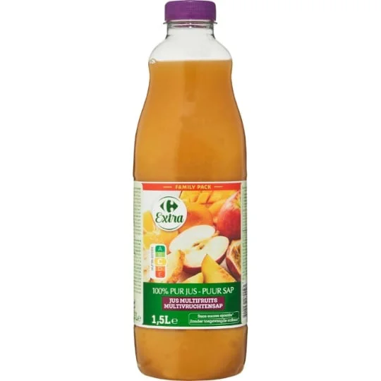 Jus de fruits multifruits