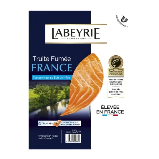 Truite fumée au bois de hêtre