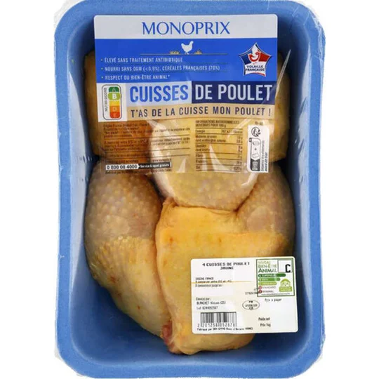 Cuisses De Poulet X4