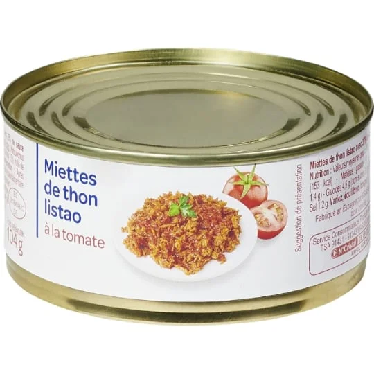 Thon listao à la tomate