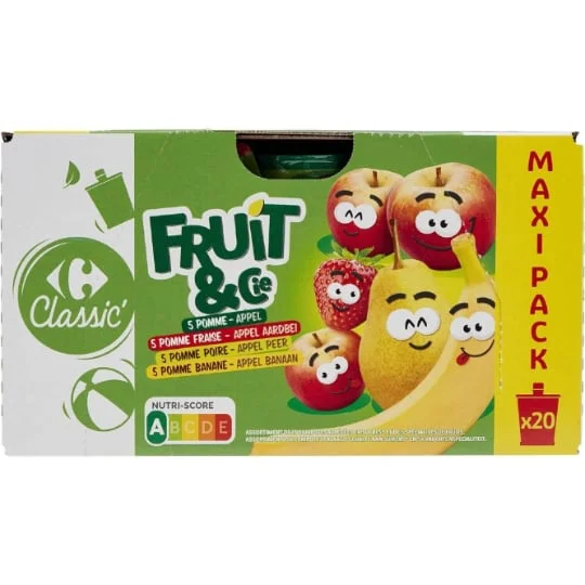Compote assortiment aux fruits