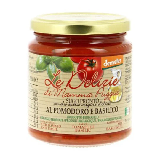 Sauce Tomate Basilic Bio