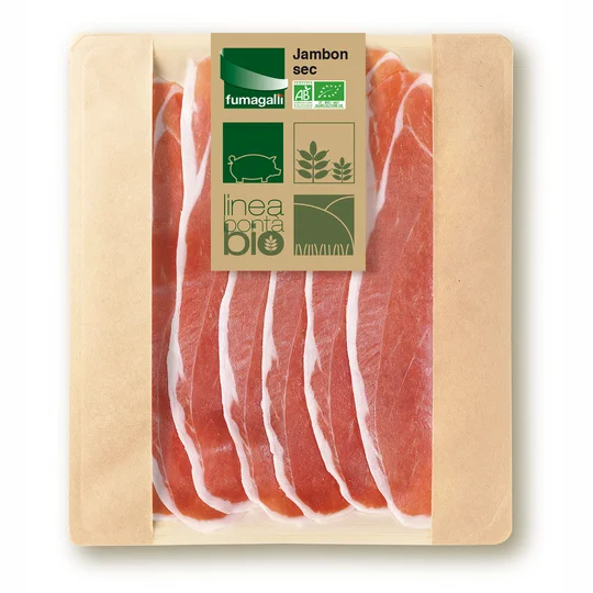 Jambon sec en tranche bio