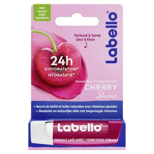 Stick soin des lèvres hydratant Huiles naturelles Cerise